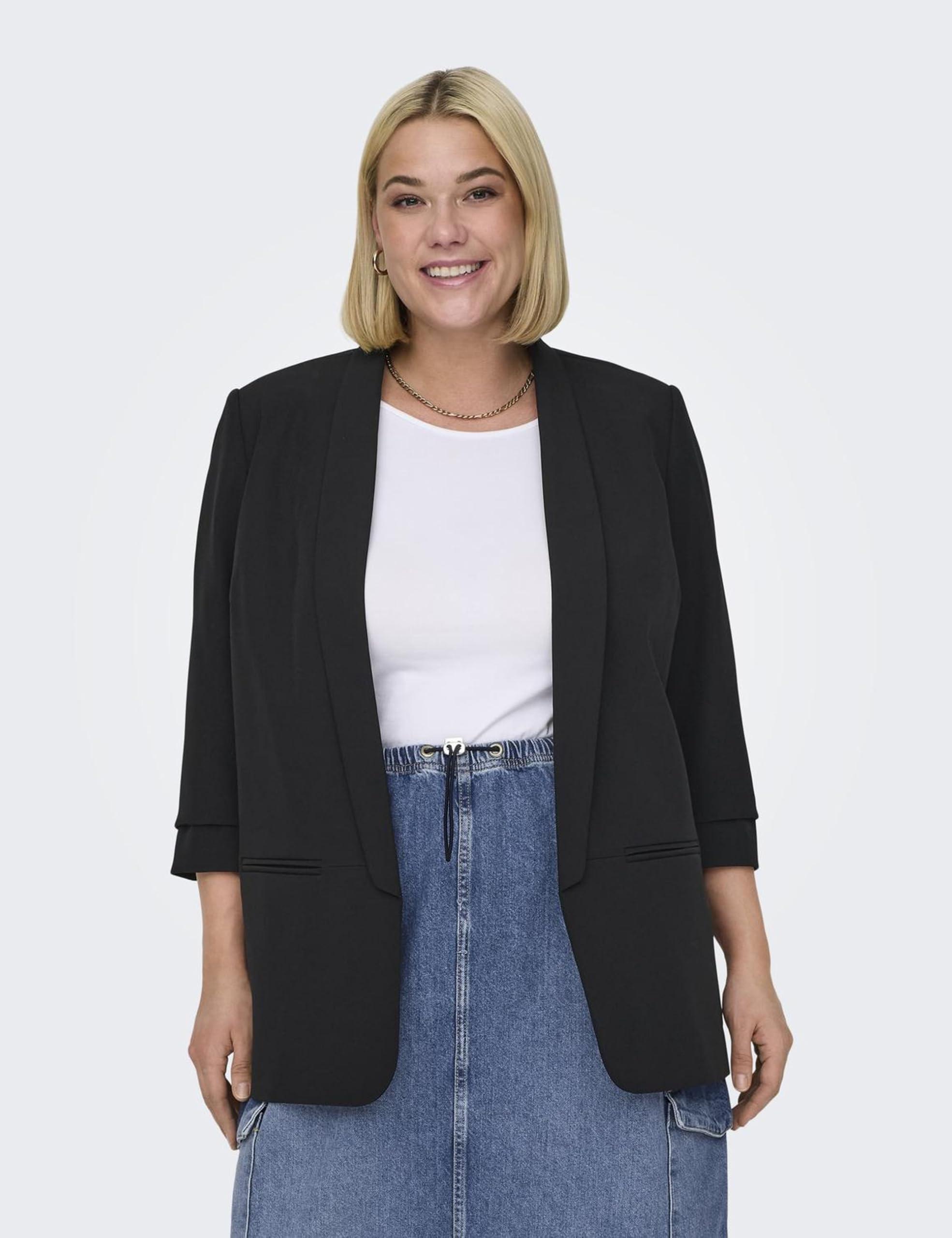 Only Carmakoma Carelly Blazer 3/4 Life TLR Noos Veste Blazer Femme