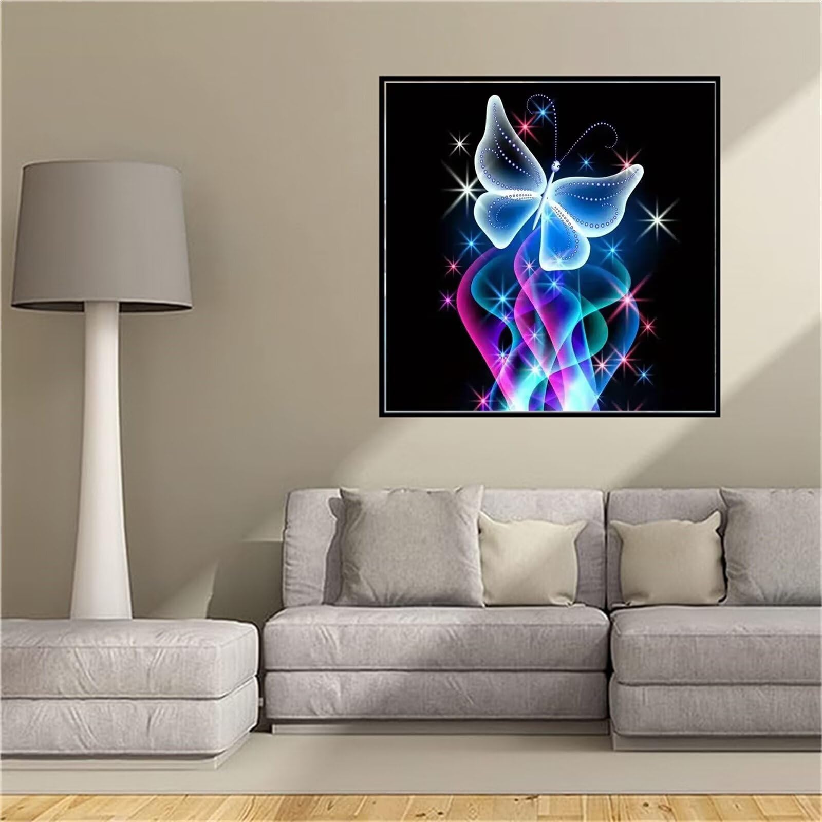 Kit Complet DIY Diamant Painting Adulte pour Offrir un Tableau 40x40
