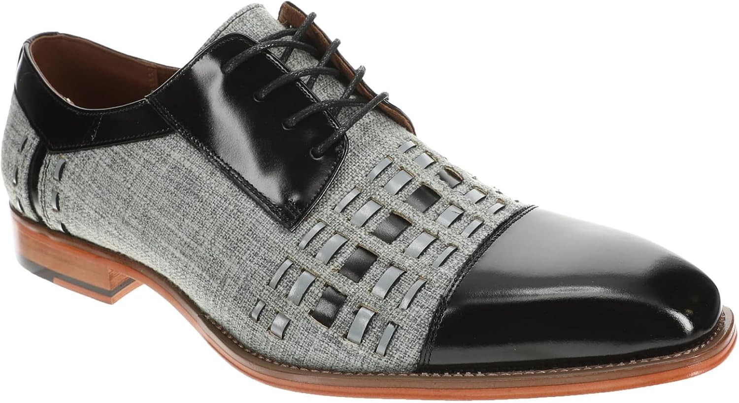 Stacy Adams Mens Halstead Cap Toe Oxford