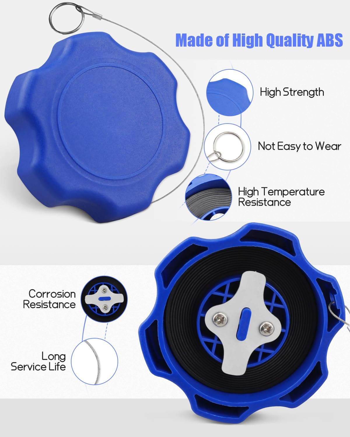 Heavy Duty Diesel Exhaust Fluid Cap Fit for Isuzu NPR, NPR-HD, NQR, NRR, Reach Replace 904-5602 9045602