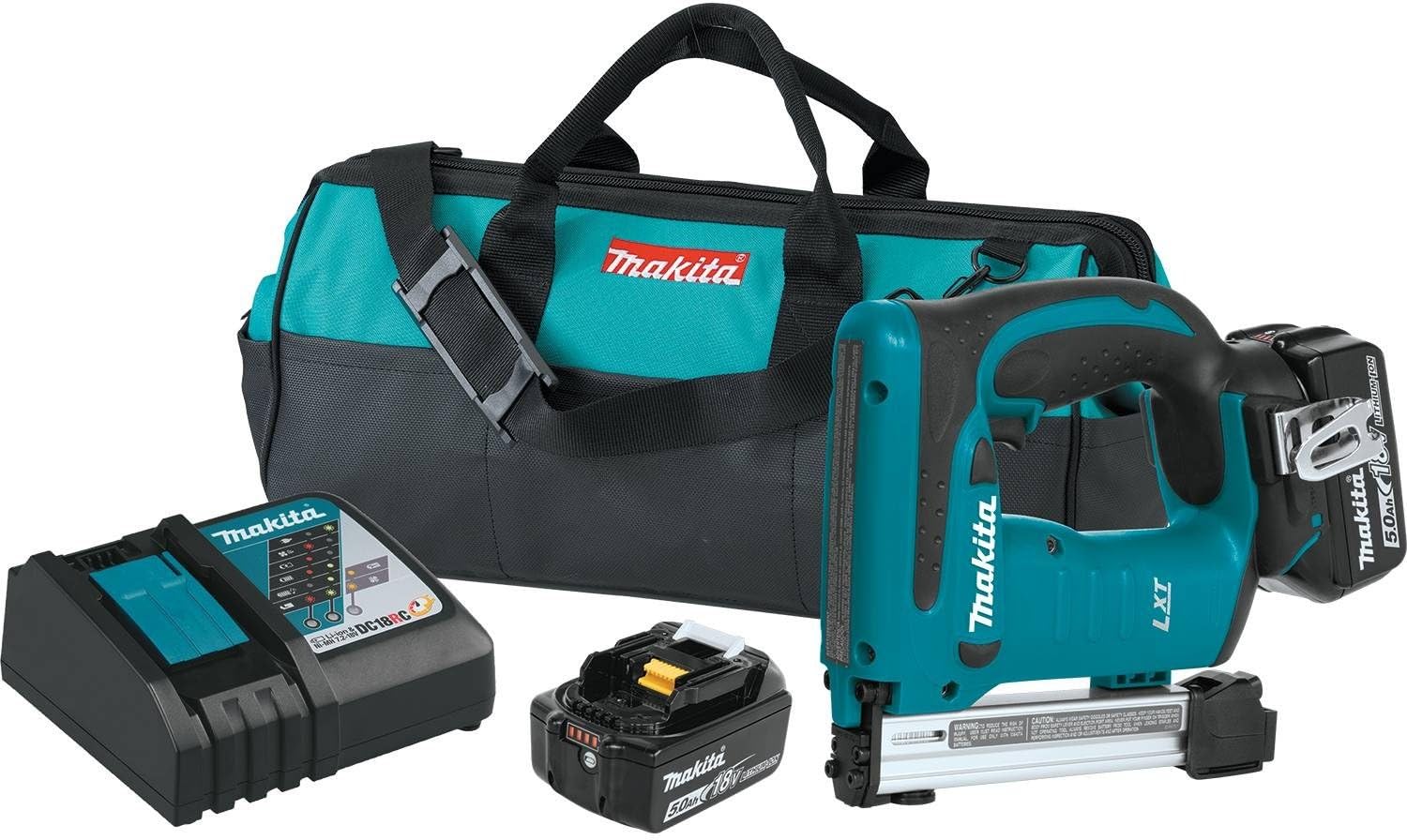 Review Makita XTS01T 18V LXT Lithium-Ion Cordless 3/8 Crown Stapler Kit (5.0Ah),