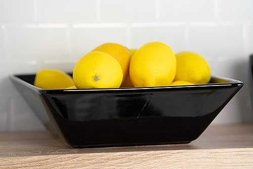 Miniatura 32 de 10 Strawberry Street Nova Juego de vajilla cuadrada de 16 piezas, rojo Negro -,Crema Blanco,Azul oscuro,Gris,Mate negro,Rojo