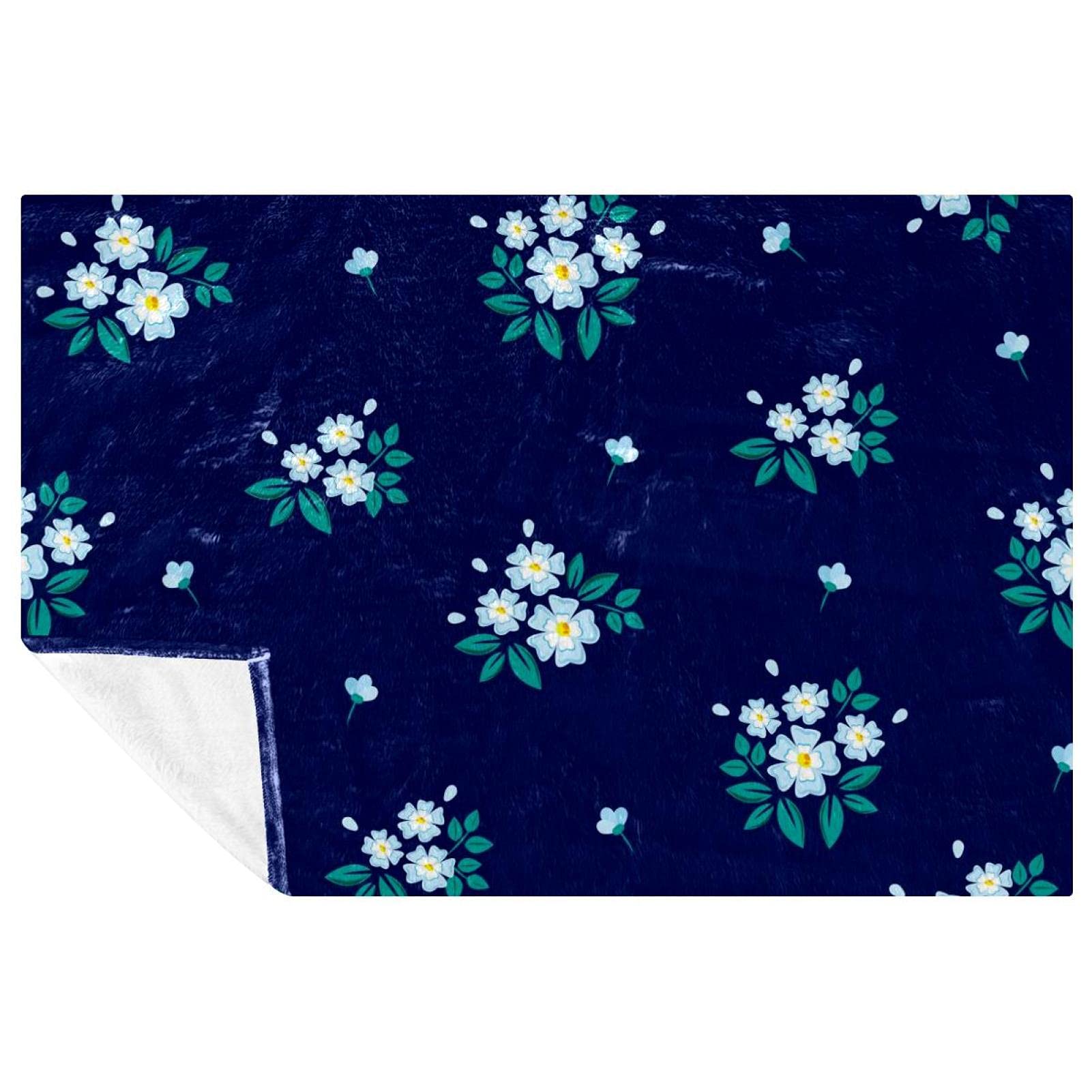 Couverture chaude imprimé tropical pour stopper le froid sur le canapé ou au camping
