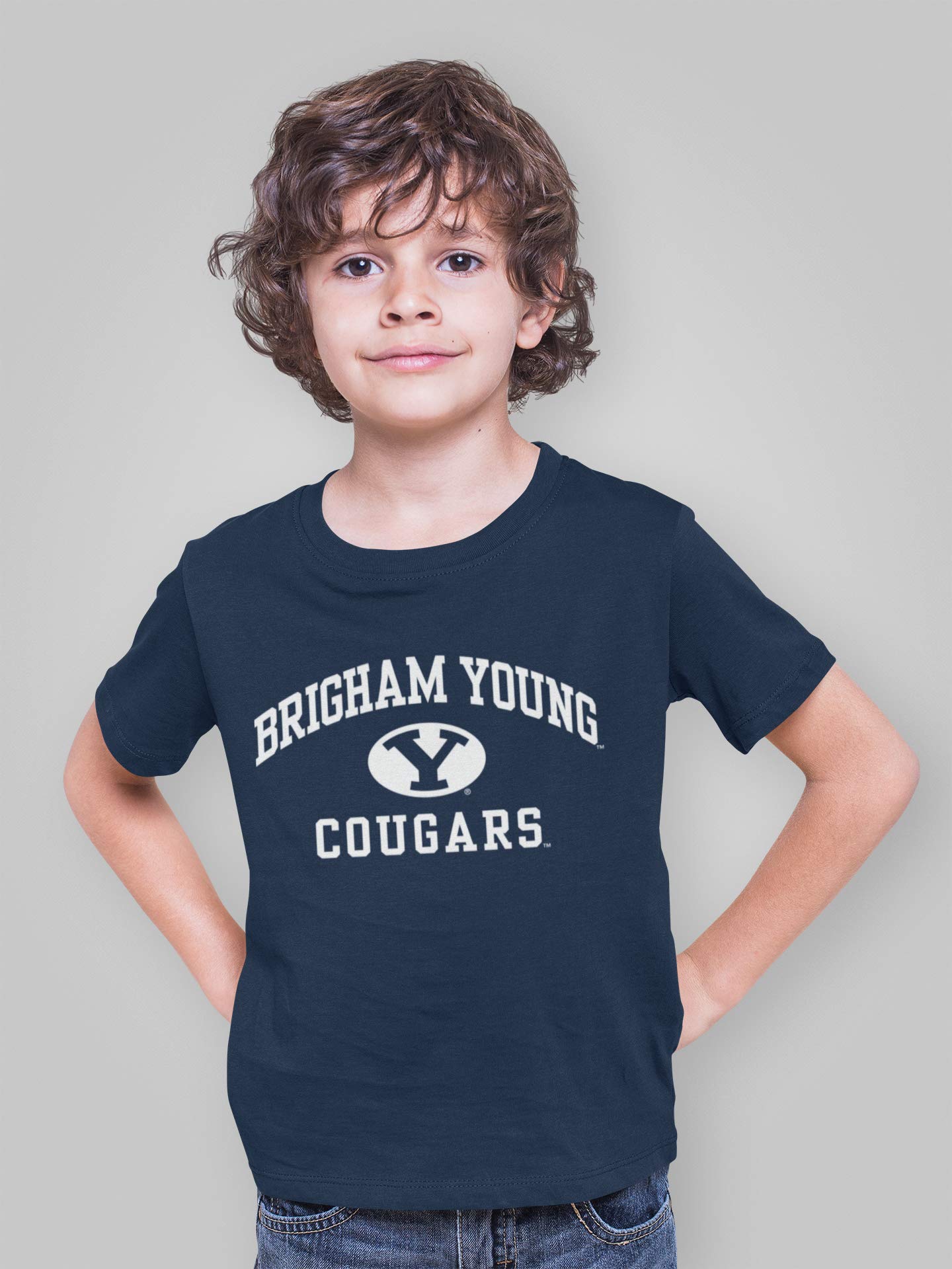 BYU Brigham Young University Cougars NCAA Toddler Short Sleeve Tee Shirt (3T) Navy