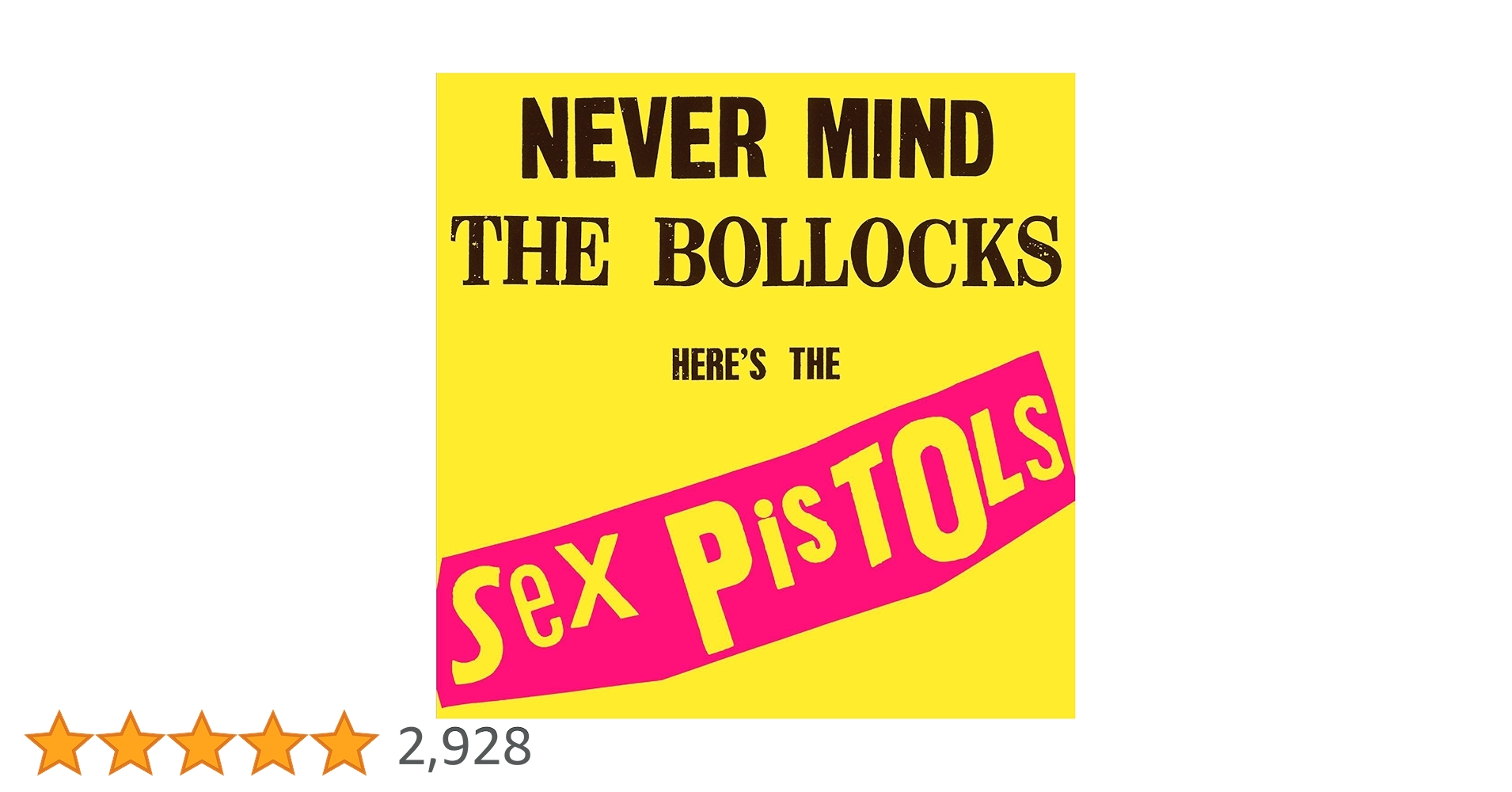 Sex Pistols-NEVER MIND THE BOLLOCKS レコード SEX PISTOLS - Never Mind the Bollocks - Amazon.com Music