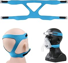 CPAP Replacement Headgear CPAP Accessories Supplies Unisex Soft Comfortable Cpap Mask Strap Breathing Machine Accessory Replacement Headband Straps Compatible with Most Nasal (Without Mask)