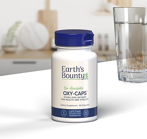 Miniatura 5 de Earth's Bounty - Oxy-Caps - 90 cápsulas vegetarianas - Suplemento de oxígeno - Vitalidad - Apoya la resistencia y la recuperación del rendimiento