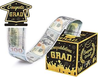 Sbrvaniy 2026 Graduation Money Box for Cash Gift Pull, Graduation Gifts for Women Men,Funny Grads Gifts for College,Graduation Money Holder for Party Decorations