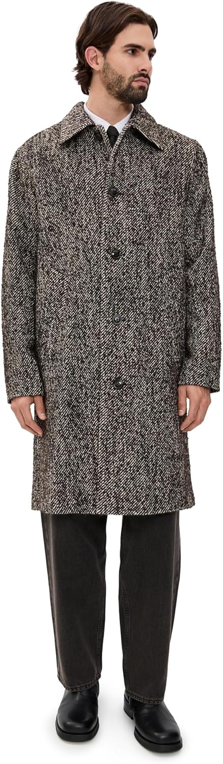 NN07 Men's Franco Wool Overcoat
