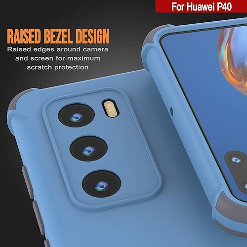 Miniatura 16 de Punkcase Diseñada para Huawei P40 [Serie Sunshine] Funda protectora y ligera de TPU con esquinas de absorción de golpes compatible con Huawei P40