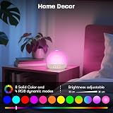 Daylight Alarm Clock, Gentle Wake Up for Deep Sleepers, Light Alarm Clock Sunrise with 30 Natural Sounds and Sleep Timer, 15/30/60/180 Minutes Bedroom Alarm Clock, 7 Alarm Tones, Gifts for Women, Men - 6