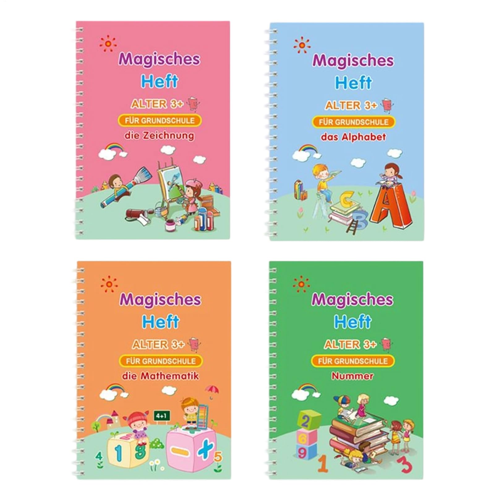 Libro de práctica reutilizable de letras para solucionar problemas de caligrafía y trazo 8