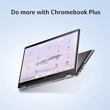 Acer Chromebook Plus Spin 514 CP514-4HN Convertible Laptop - Intel Core i3-1315U, 8GB, 128GB UFS, Integrated Graphics, 14 WUXGA Touchscreen, Chrome OS, Iron