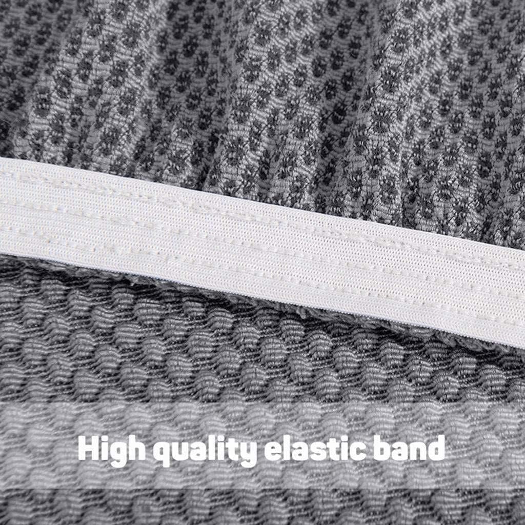 Stretch Armchair Chair, 2-Piece Super Soft Wingback Chair Slipcover Elasticity Solid Color Anti Scratchc Wing Chair Covers Pets Kids Children Dog Cat (Color : Light Grey, Size : 2 Piece)