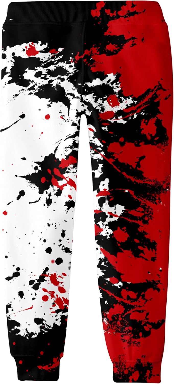 UNICOMIDEA Boys Girls Jogger Pants Funny 3D Graphic Sweatpants Athletic Sports Pants for Kids 6-16 yrs - Image 2