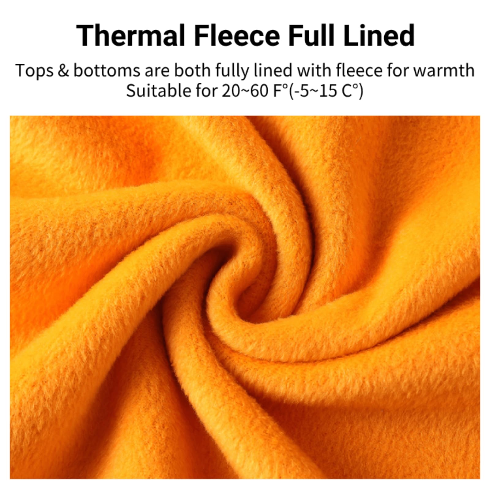 Thermal Underwear for Women, Winter Warm Long Johns Fleece Lined Base Layer Set Cold Weather Top Bottom Pajamas Clothes (Black,3XL)