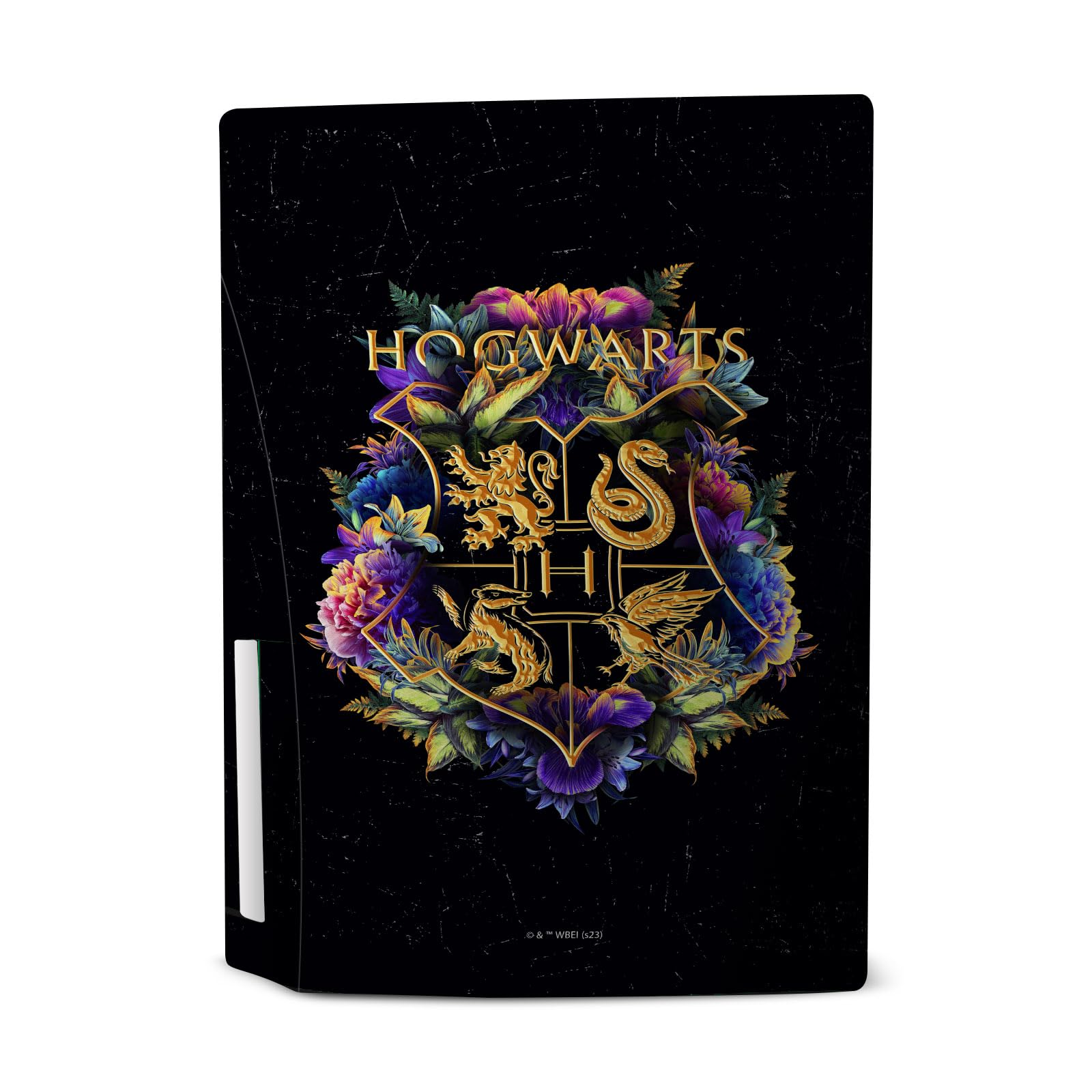 Head Case Designs sous Licence Officielle Harry Potter Blason De Hogwarts Graphiques Vinyle Plaque Frontale Autocollant De Jeu Peau Compatible avec Sony PlayStation 5 PS5 Disc Edition Console