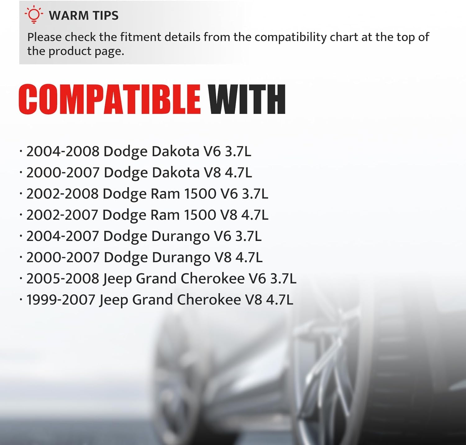 Ignition Coil Pack & Spark Plugs fit for 4.7 3.7 V6 V8 99-07 Jeep Grand Cherokee Dodge Ram 1500 Durango Dakota, 1999 2000 2001 2002 2004 2005 2006 2007 3.7L 4.7L, UF-270, Set of 8