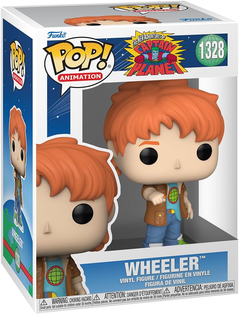 Funko POP! Animation: Captain Planet - Wheeler - Captain Planet and The Planeteers - Collectable Vinyl Figure - Gift Idea - Official Merchandise - for Kids & Adults - TV Fans