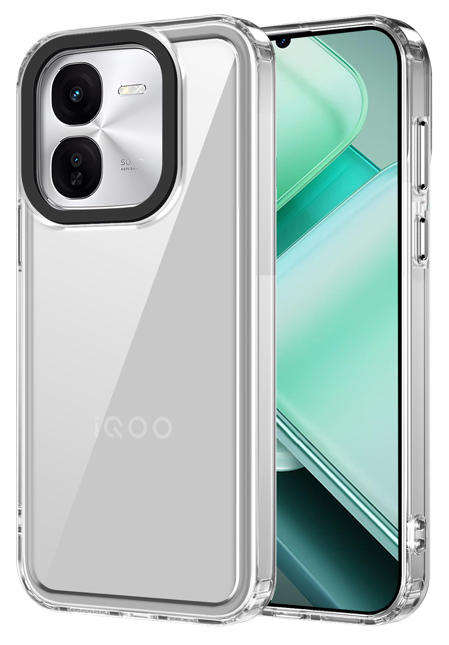 Kapa Warrior Acrylic Clear Back Cover for IQOO Z9X | Slim Shockproof [Military Grade Protection] Hybrid Bumper Case (Clear Sides) (B0D8JFH6L5) Amazon Price History, Amazon Price Tracker