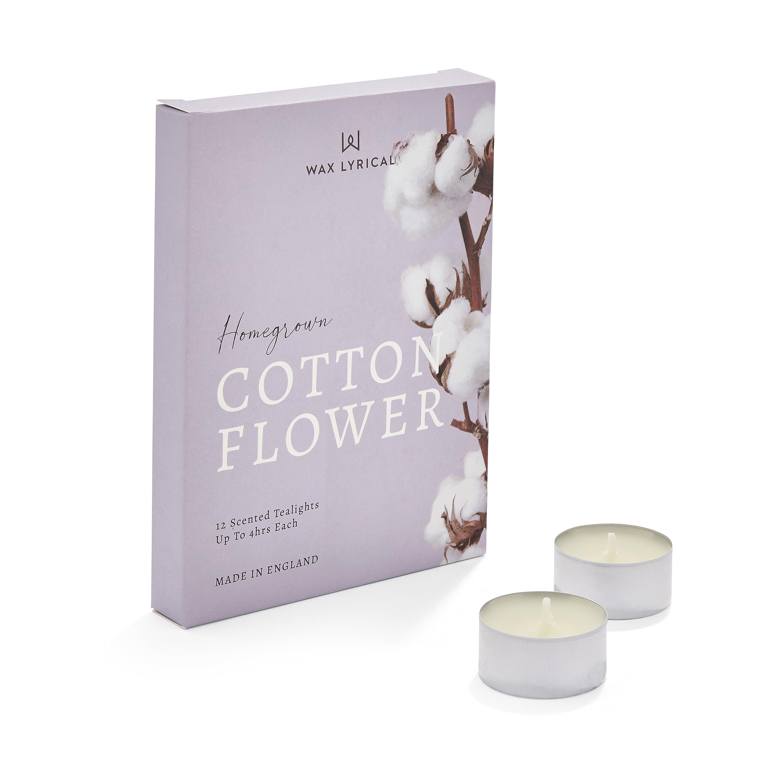 Wax Lyrical Ivory | Homegrown | Cotton Flower Tealights