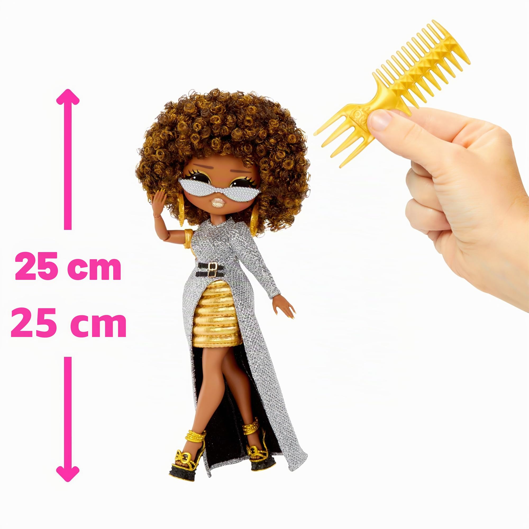L.O.L. Surprise! OMG Modepuppe - Royal Bee - Mit Zahlreichen Überraschungen, wie Wandelbare Mode und Fabelhafte Accessoires - Ideal für Kinder ab 4 Jahren