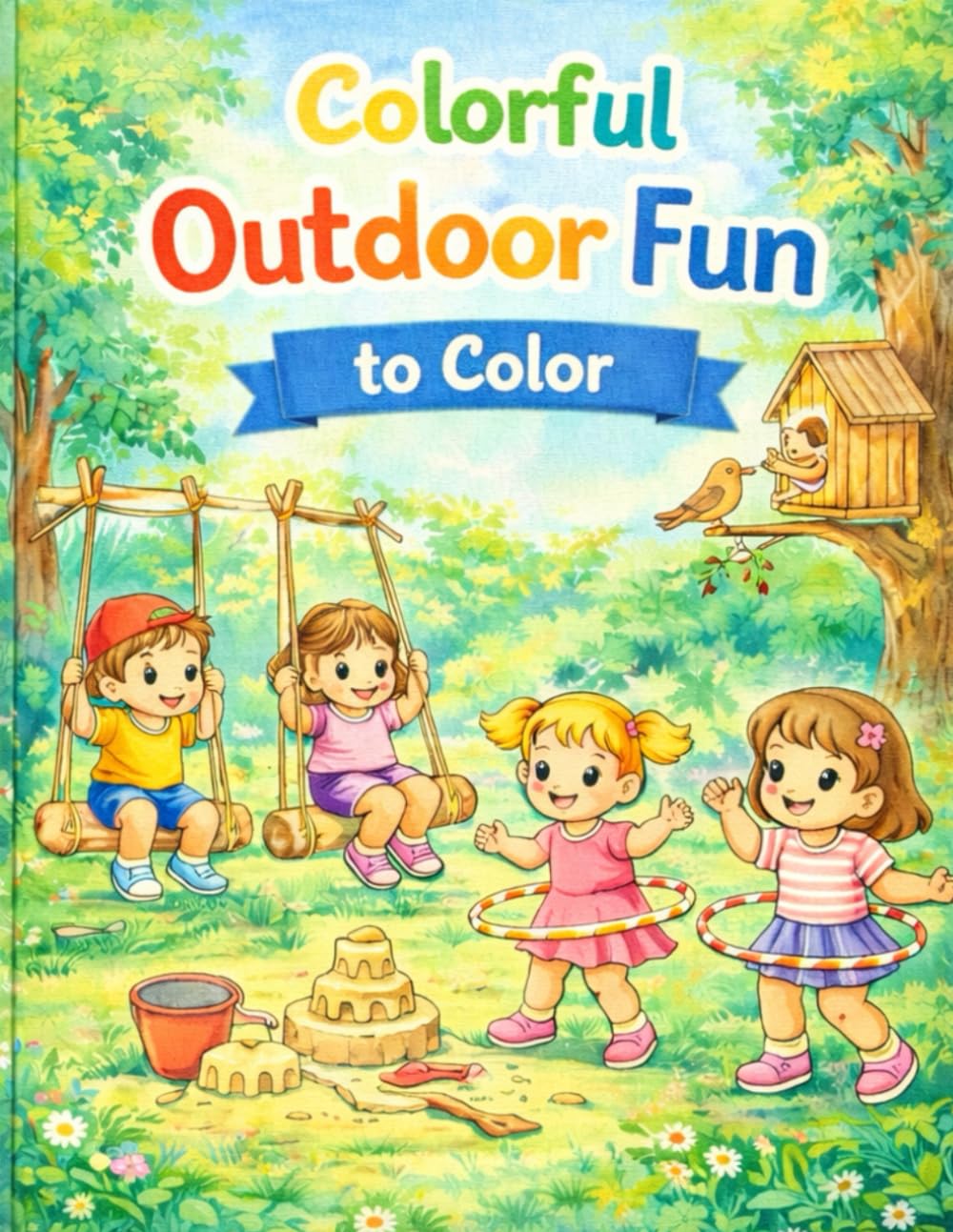 Colorful Playtime – A Fun Coloring Book for Kids: Fun Play, Nature & Adventure Coloring Pages for Kids Ages 4–8 (Malbücher für Kinder 4 - 8 Jahre)