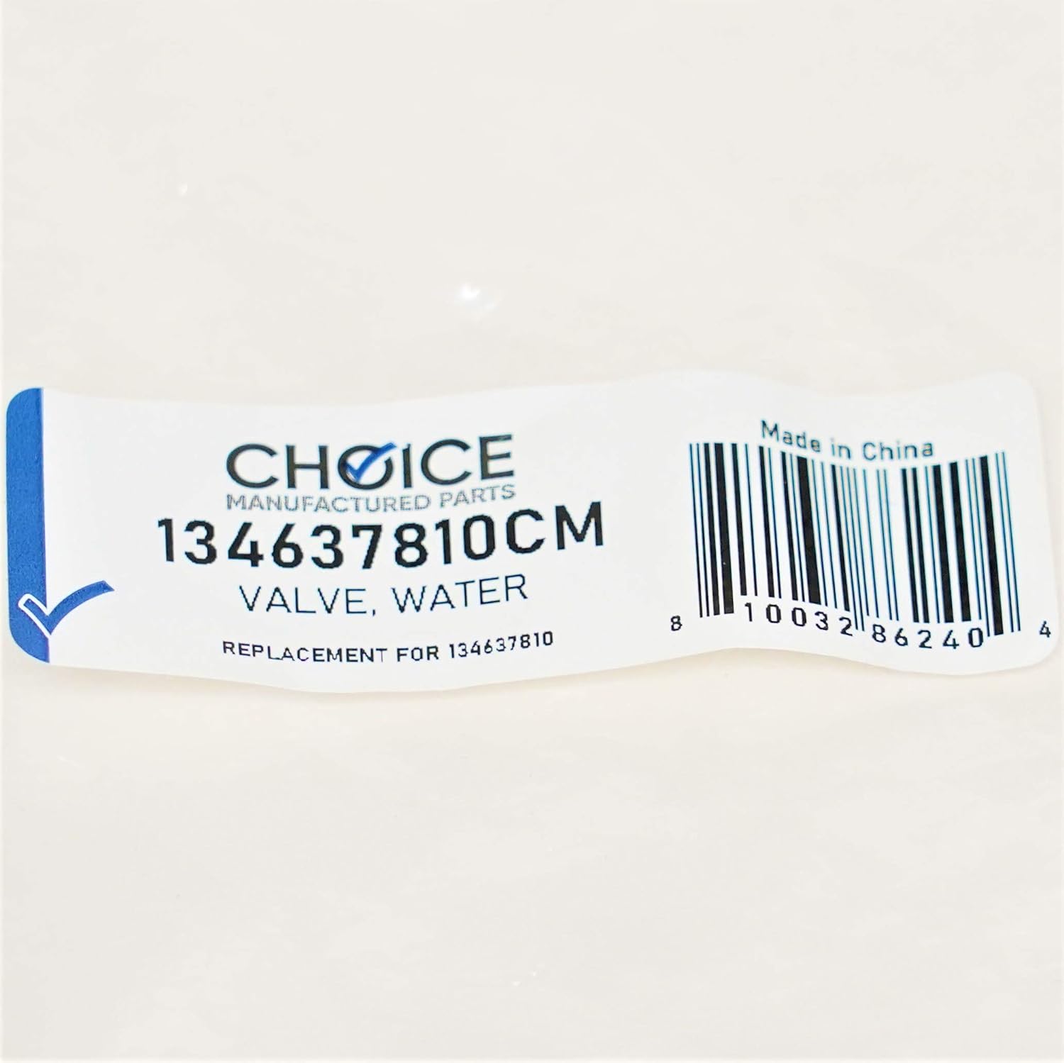 Choice Parts 134637810 for Electrolux Frigidaire Washing Machine Water Inlet Solenoid Valve