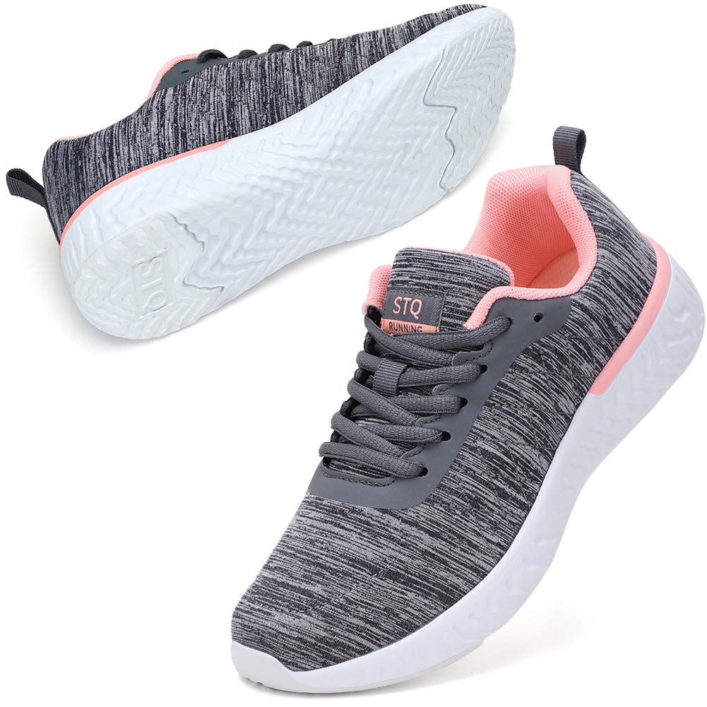 Sponsored Ad - STQ Walking Shoes for Women Lace Up Lightweight Tennis Shoes