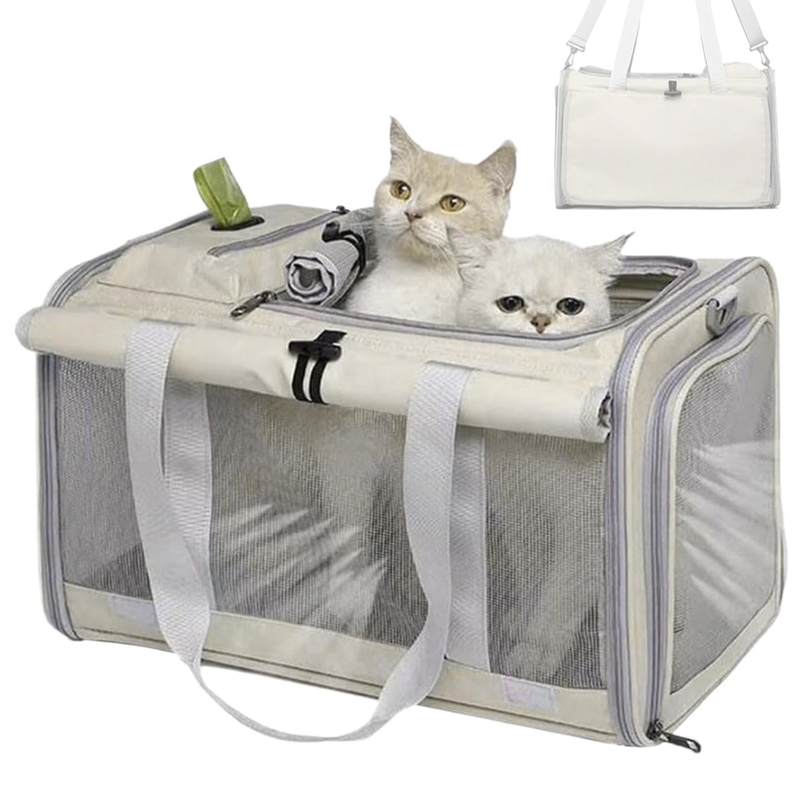 Transportín para Animales domésticos - para el Transporte de Animales | domésticos | Transportín para Perros para Cachorros de Gatos de pequeño tamaño | Transportines para Perros |