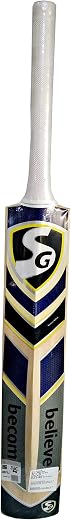 SG Sierra Plus Kashmir Willow Cricket Bat ( Size: Short Handle,Leather Ball )