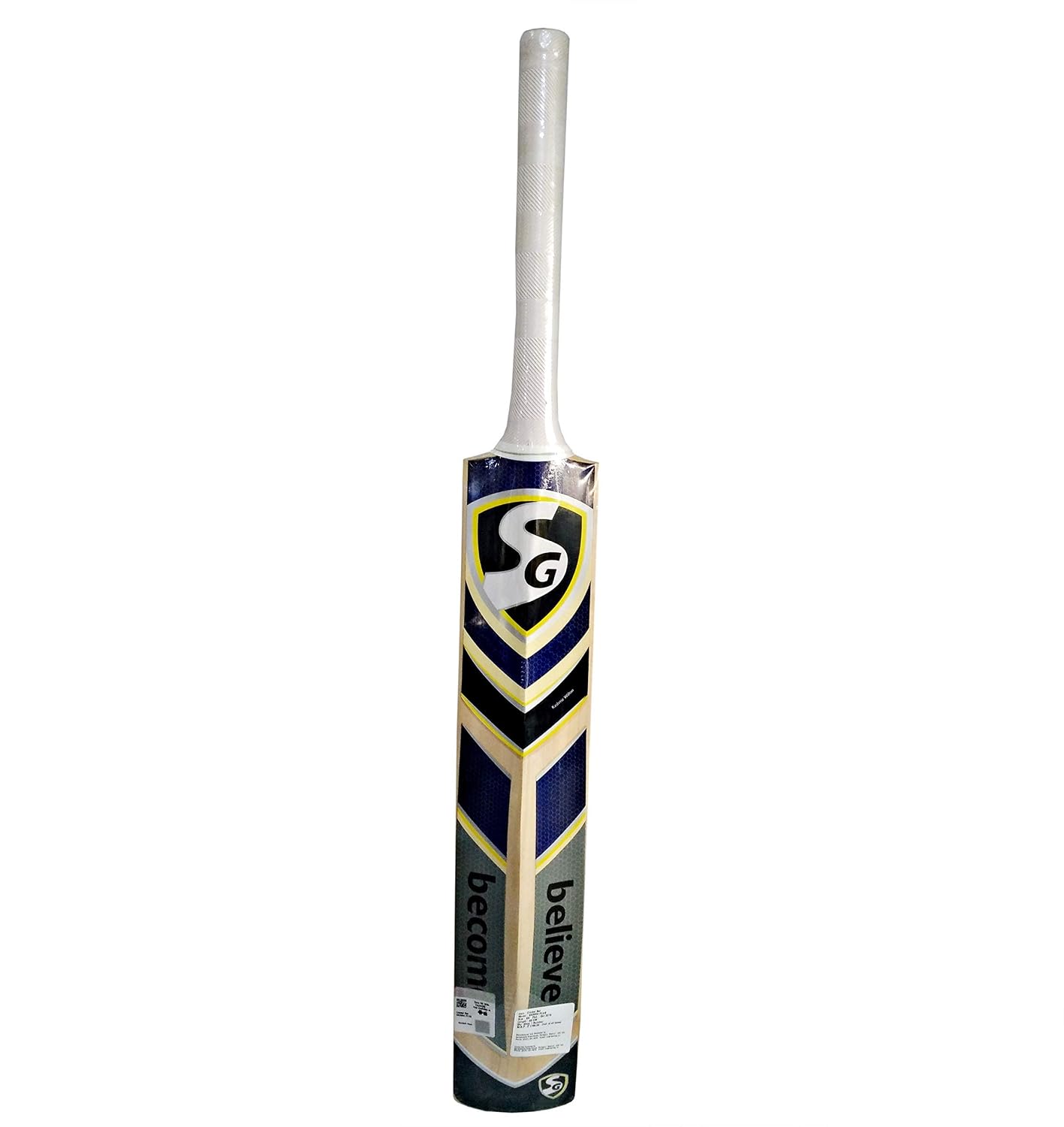 SG Sierra Plus Kashmir Willow Cricket Bat ( Size: Short Handle,Leather Ball )