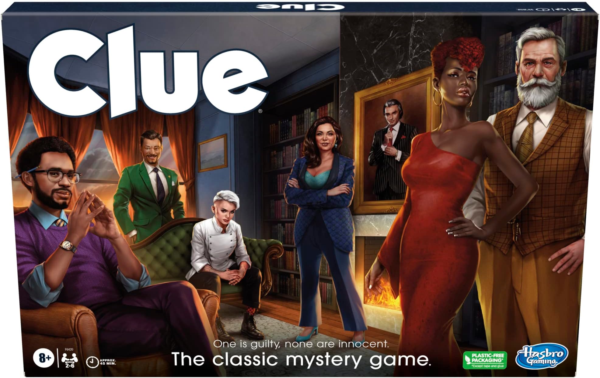Clues Board Game for Ages 8 and Up, Reconstructed Clues Game for 2-6 Players, Mystery, Detective, Family Games for Kids and Adults
