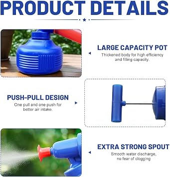 Diatomaceous Earth Duster Applicator,Gnat Control for Farm - Washable Diatomaceous Earth Powder Duster for Nursery, Livestock, Farm, Scaffolding, Garden, Greenhouse, Chicken Coop