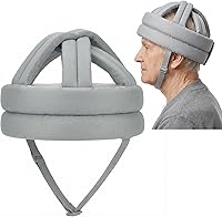 Upgraded Thick Soft Protective Helmet for Seniors - Adjustable Breathable Anti-Fall Safety Hat for Elderly, Head Injury Recovery