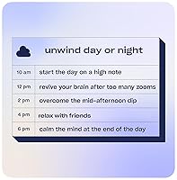 Vista 5 de Recess Mood Magnesium & Adaptogen Drink, Relaxation Beverage, 12 Ounce (Peach Ginger, 12 Pack)