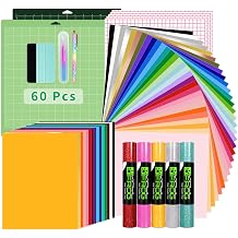 VINYL FROG 60PCS Accessories Bundle for Cricut Maker and All Explore Air