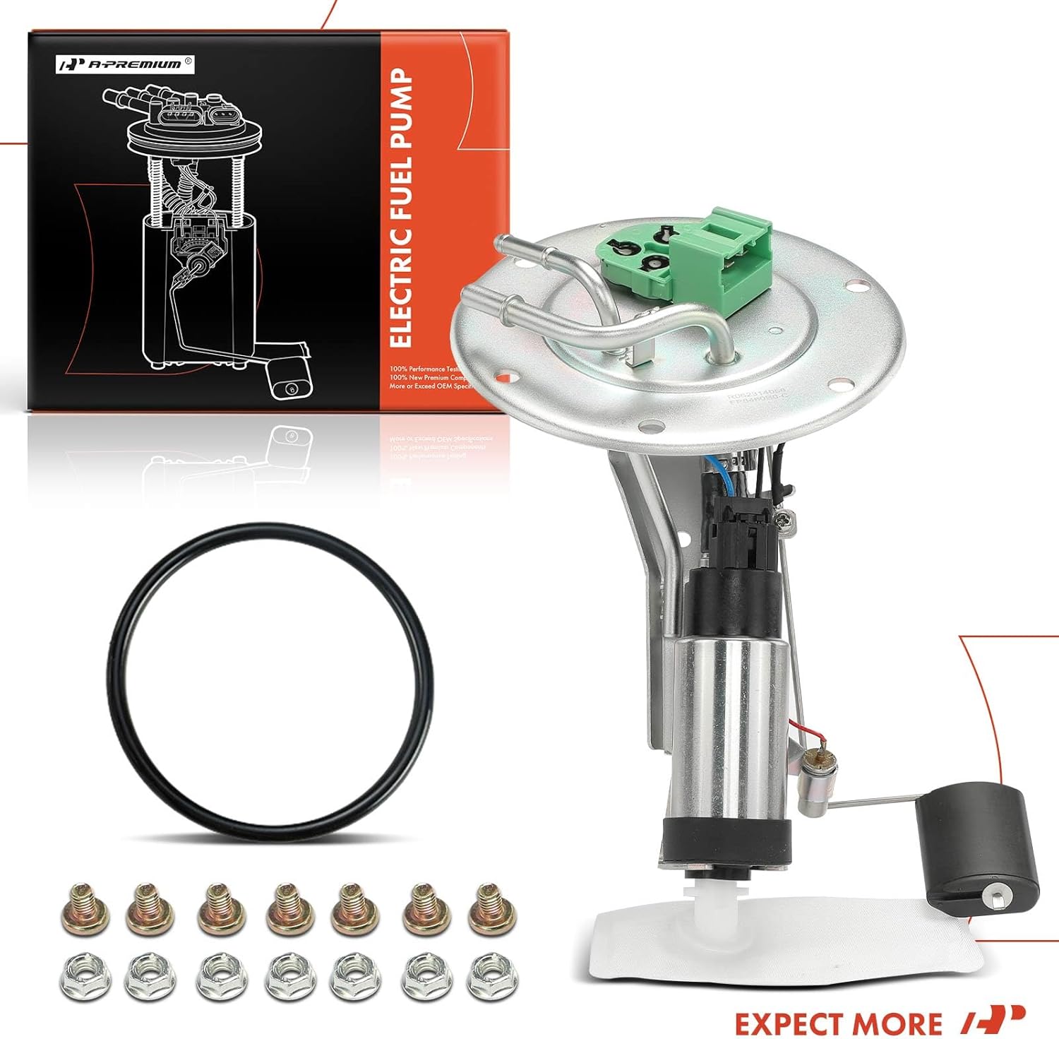 A-Premium Electric Fuel Pump Assembly with Sending Unit Compatible with Honda CR-V CRV 1997 1998 1999 L4 2.0L Gas, Replace# 17040S10A00, 17040S10C01