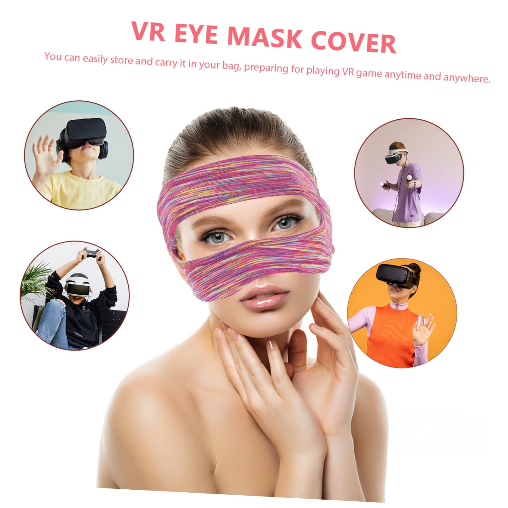 OSALADI 3pezzi Maschera Vr Traspirante Per Headset Copertura Assorbentper Sudore Accessorio Pratico Per Giocare Comodità e Pulizia
