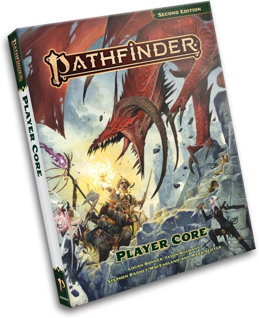 Pathfinder Player Core Pocket Edition - Second Edition Remaster Softcover Rulebook for Tabletop RPG, Portable 6.7" x 8.4" Character Creation Guide