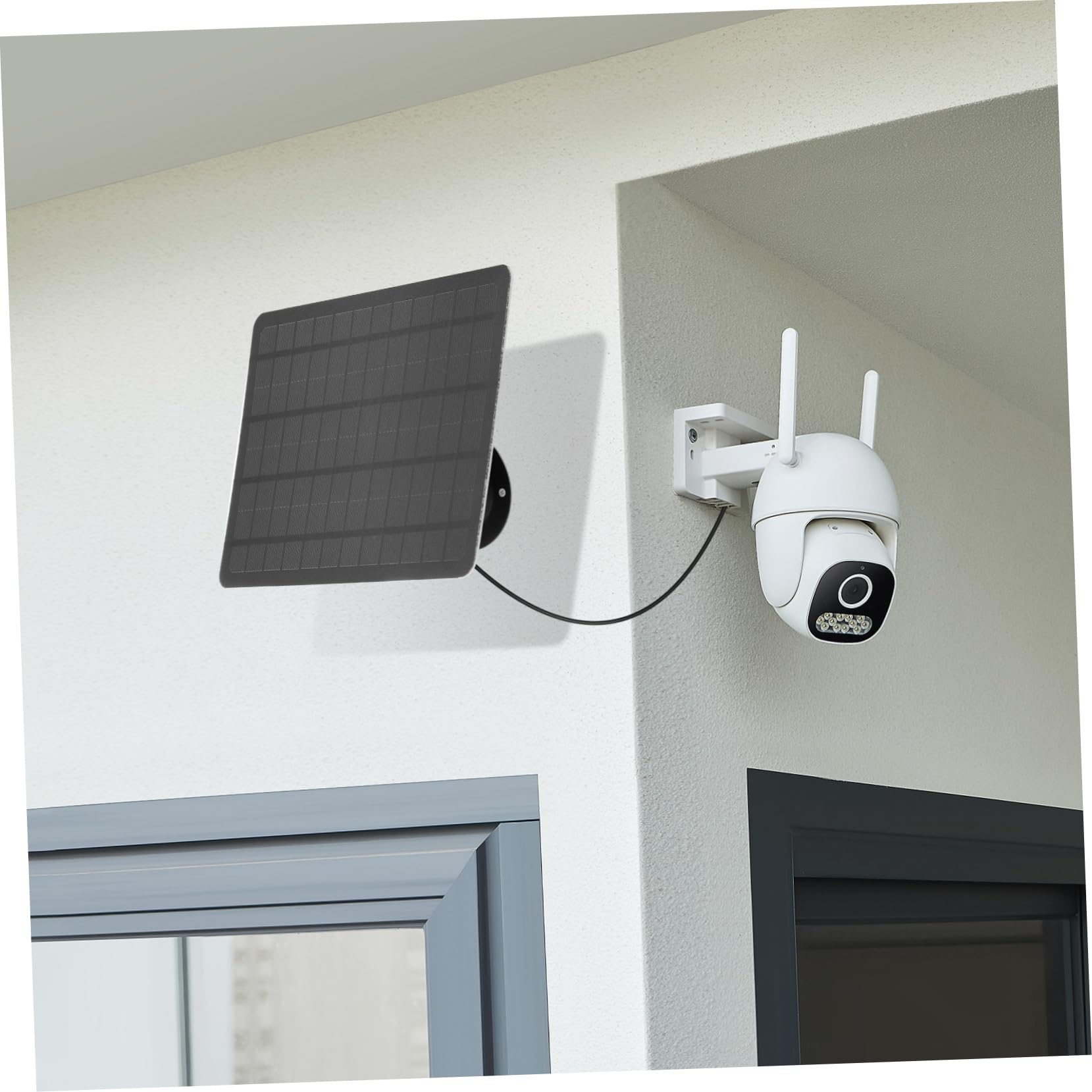 Pannello Solare Monocristallino da Parete 20 W per Telecamere