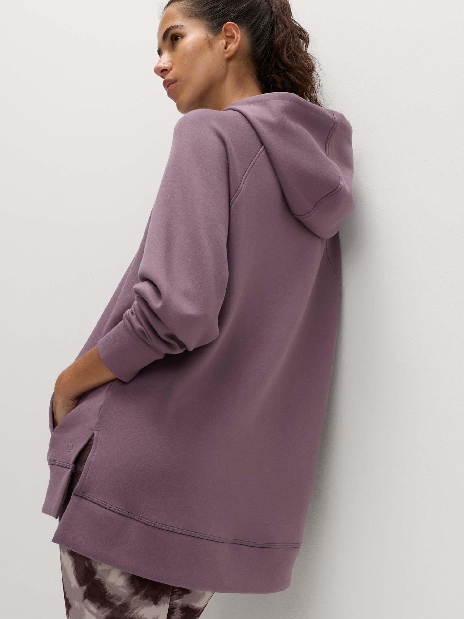 Marks & Spencer Sudadera de Yoga Larga con Capucha para Mujer, Ajuste Relajado, Absorbe la Humedad