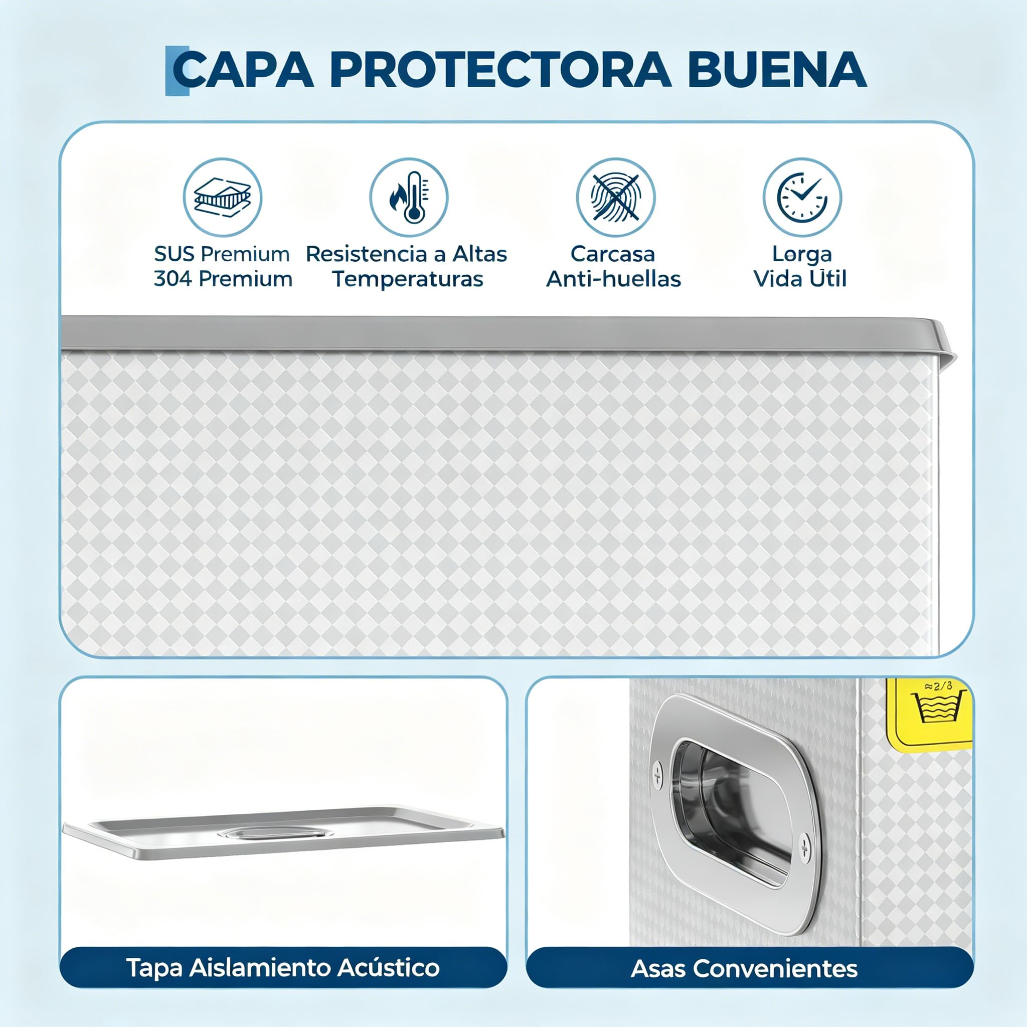 Garvee Limpiador Ultrasónico 30L 40kHz 60W, Máquina de Limpieza por Ultrasonidos en Acero Inoxidable 304, Panel Digital con Temporizador Ajustable 0-30 Min y Cesta para Joyas, Relojes, Gafas y Dental