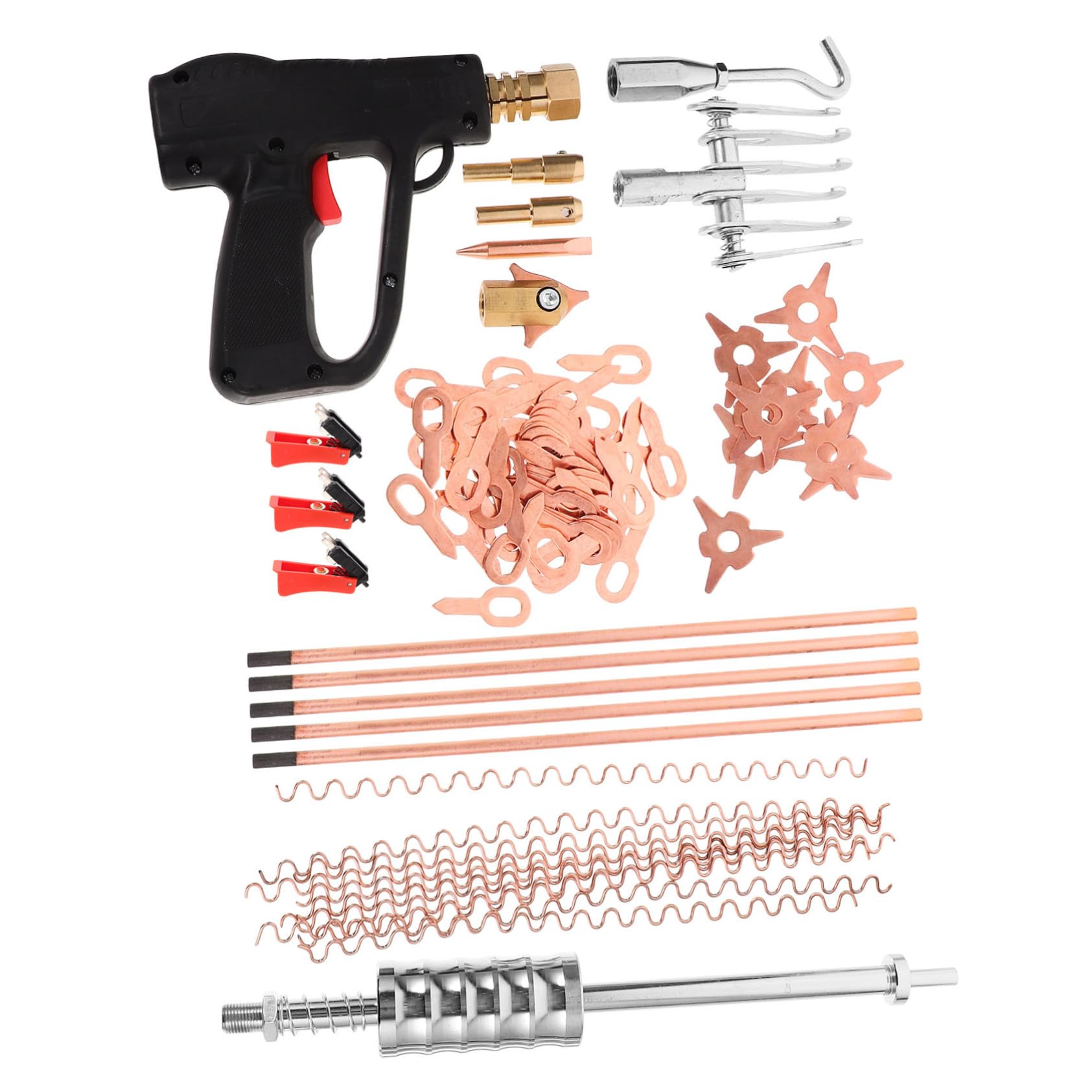 Réparation auto toutes saisons avec le kit extracteur de bosses Amosfun 86 pièces