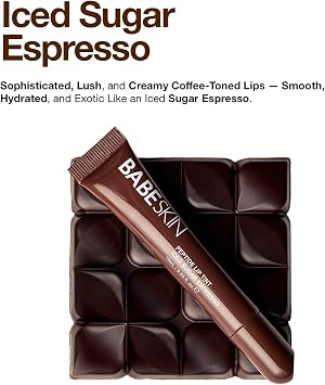 Lip Care Shine Lip Balm 10 ml | Espresso Tint | Nourishing, Moisturizing | Peptide,Shea,Cupuaçu