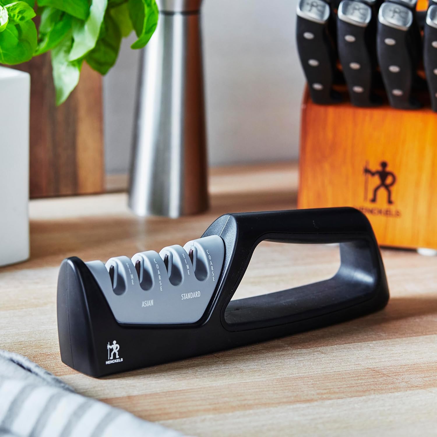 Henckels 4-Stage Handheld Knife Sharpener