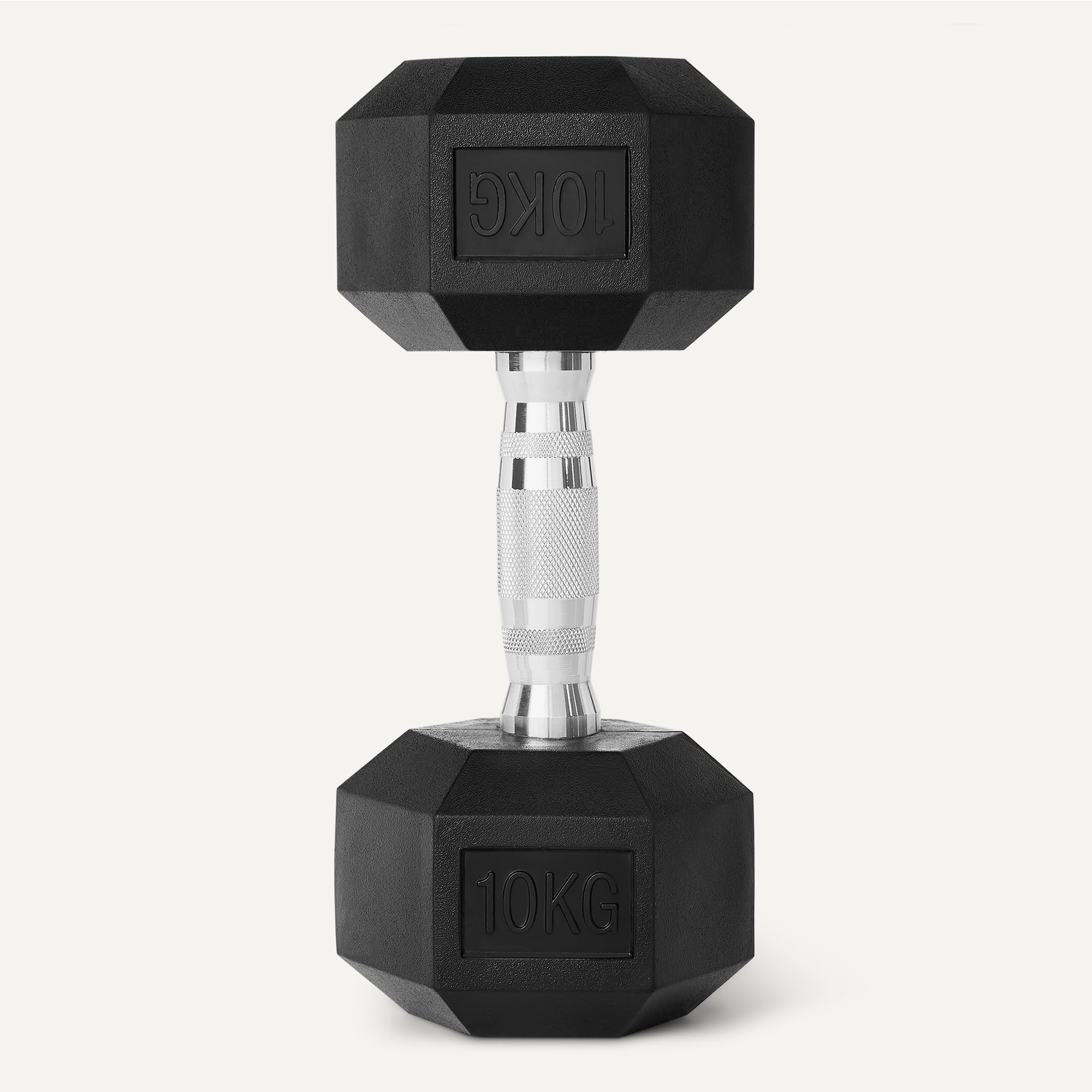 Amazon Basics Rubber Encased Hex Dumbbell Weights Set