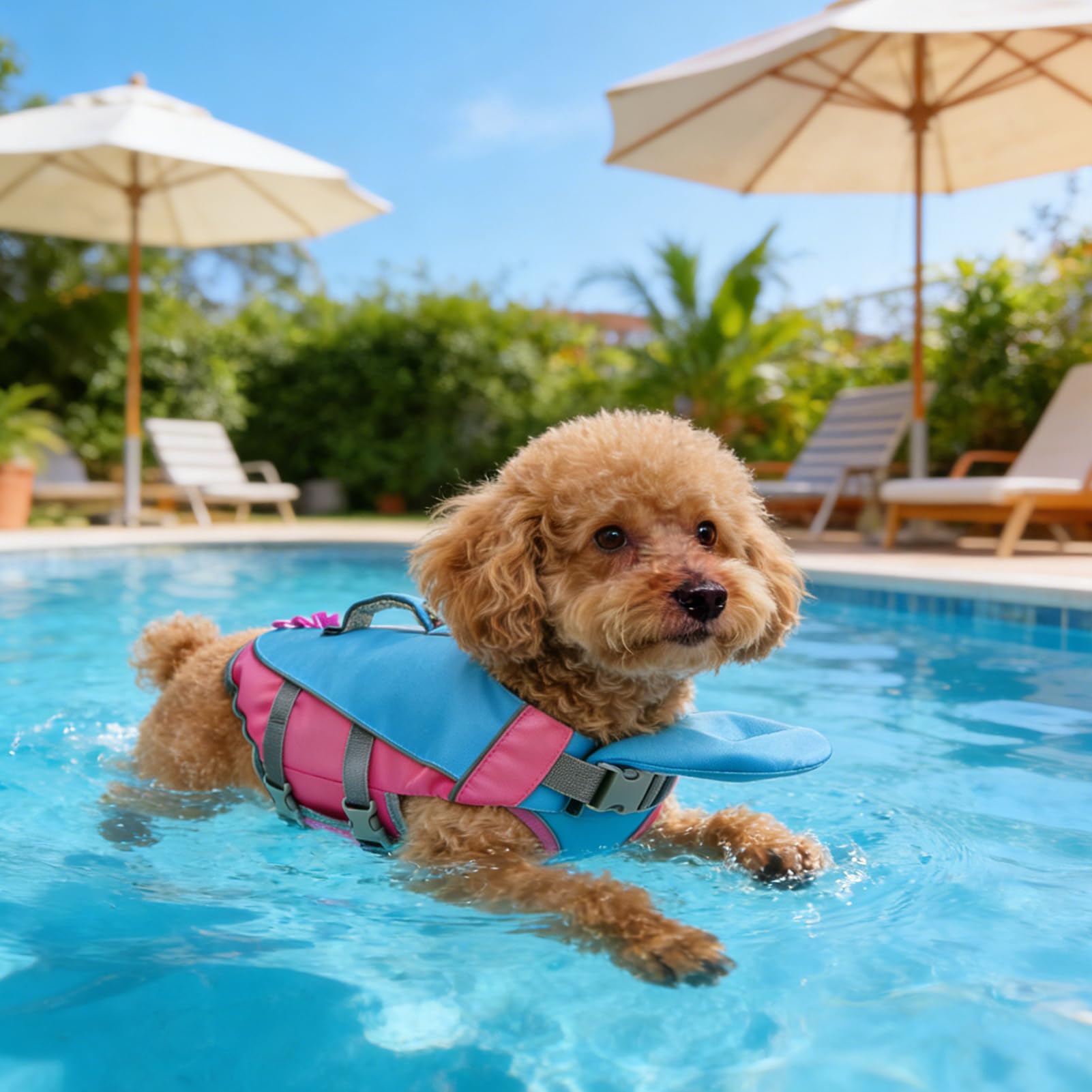Gilet de Sauvetage pour Chien Flottant, détachable et ajustable | Veste Flottaison Chien Accessoires Animaux pour chiot, petite, moyenne, grande race piscine plage lac rivière bateau