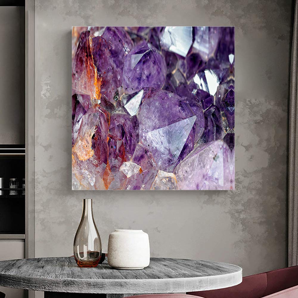 Amazon.co.jp: HIYPLAY キャンバスウォールアート パープル