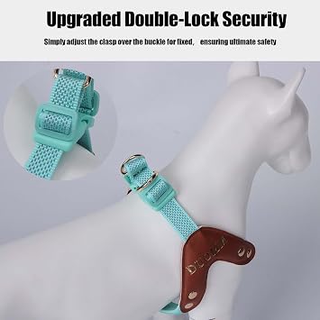 AIITLE Anti Pull Dog Harness - Breathable Adjustable Reflective Padding Choke Free Comfort for Small Medium Large Dogs Outdoor Walking Pink Gradient S
